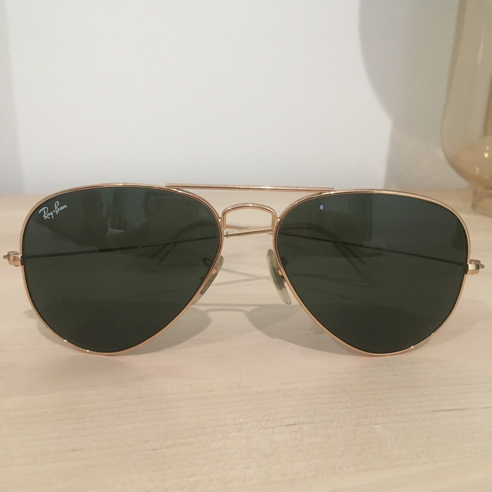 Ray-Ban Gold Aviator Sunglasses PERFECT CONDITION